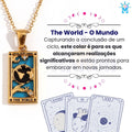 Colar Tarot Arcano I - banho em Ouro 18k ou Prata 925 e Zircônias