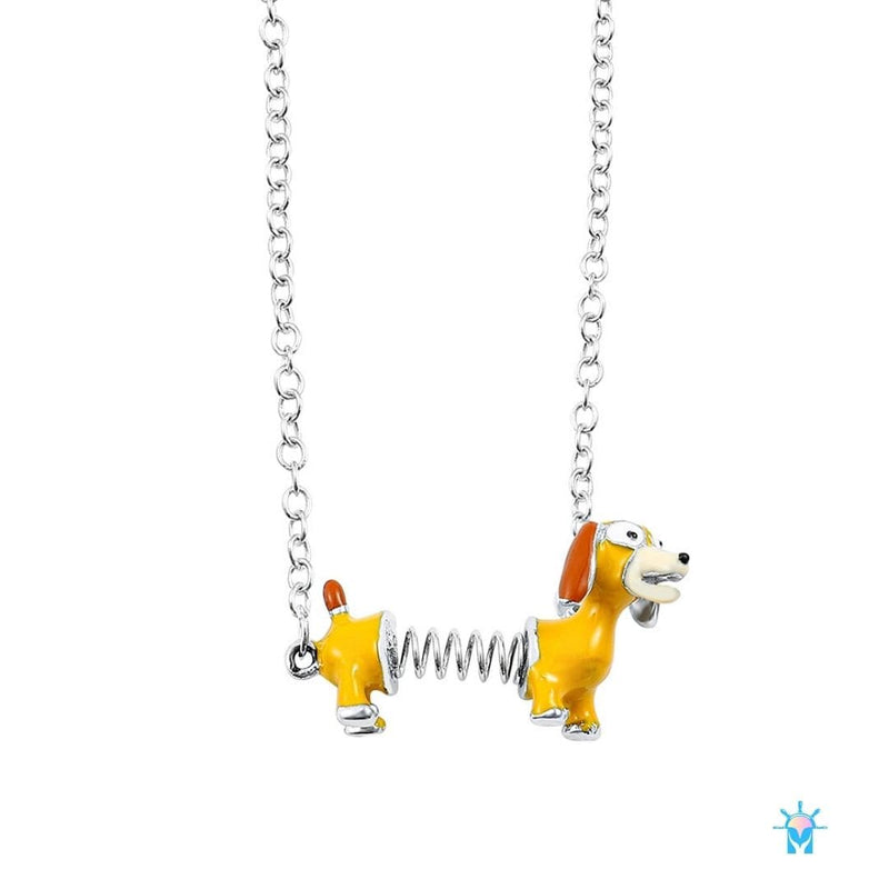 Tubete Toy Story Slinky Dog - Colar em Aço Inoxidável