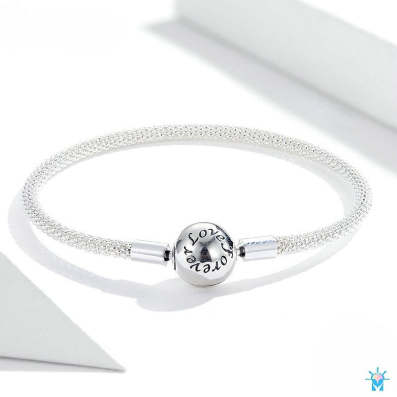 Bracelete para Berloque Love Forever - em Prata 925