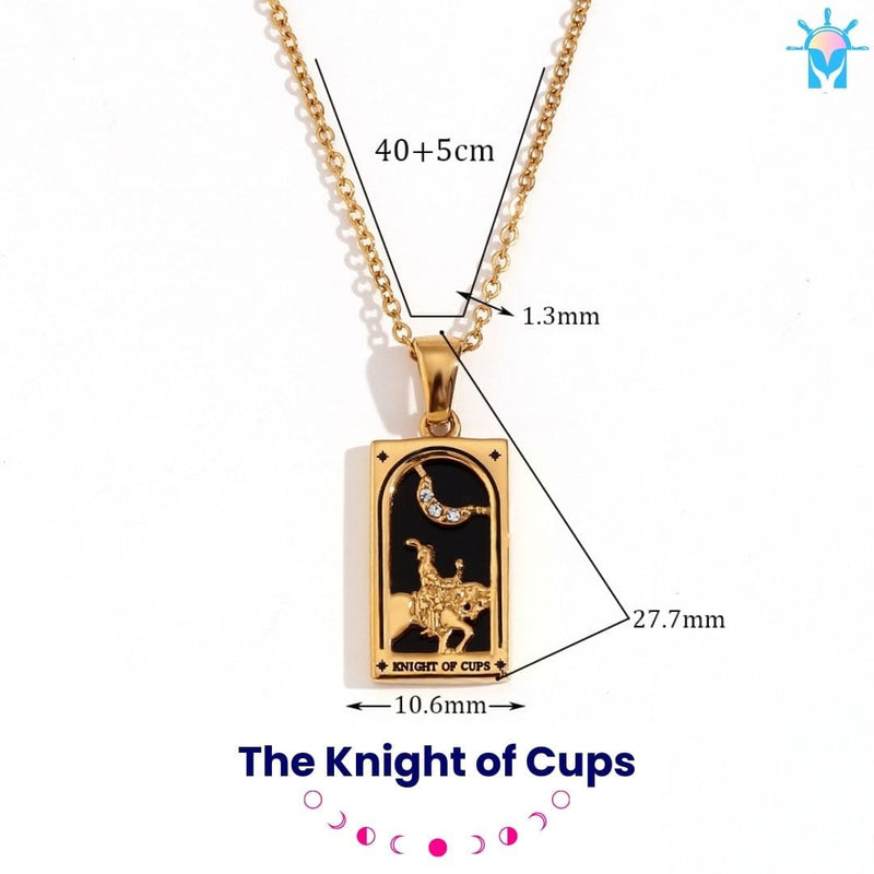 Colar Tarot Arcano I - banho em Ouro 18k ou Prata 925 e Zircônias