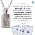 Colar Tarot Arcano I - banho em Ouro 18k ou Prata 925 e Zircônias