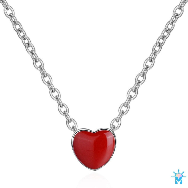 Conjunto Amor Red - em Prata 925