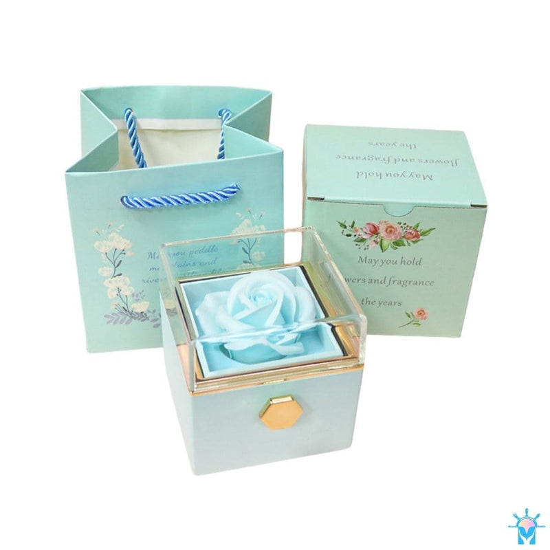 Colar Carta Preciosa - Personalizado - com Caixa Flor Eterna