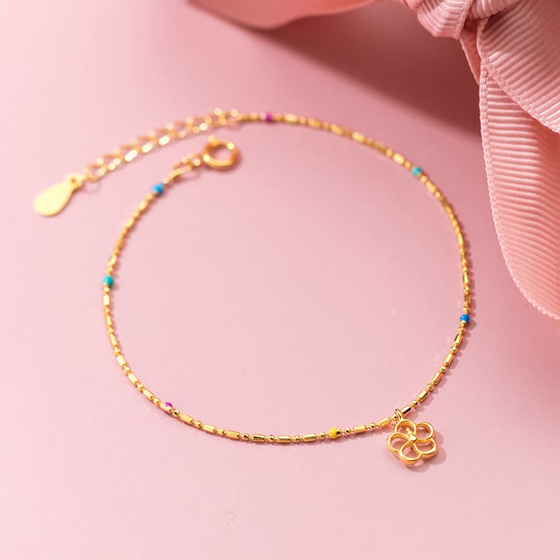 Pulseira Flower - em Prata 925 e Zircônias