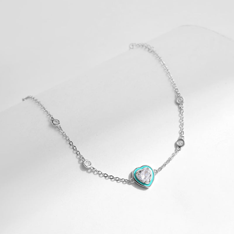 Pulseira Cozy Heart - em Prata 925 e Zircônias