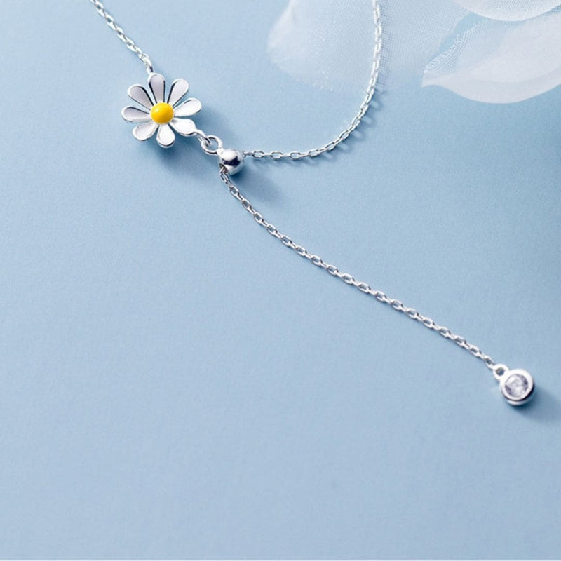 Choker Gravatinha Daisy - em Prata 925 e Zircônias