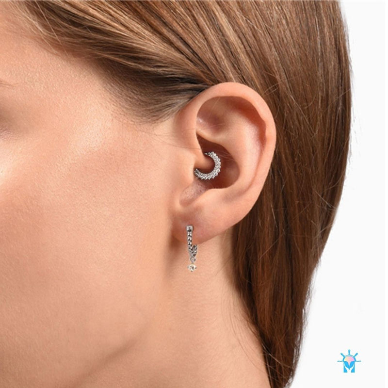 Piercing Daith Deli - em Aço e Zircônias