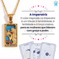 Colar Tarot Arcano I - banho em Ouro 18k ou Prata 925 e Zircônias