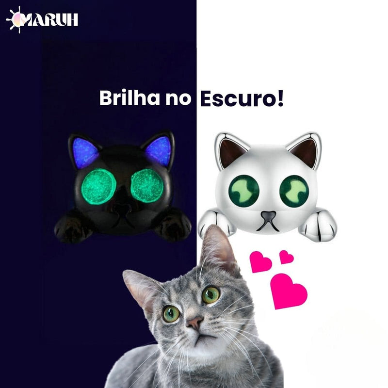 Brinco Olhar de Gato - Em Prata 925