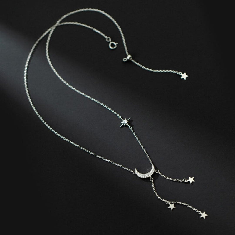 Choker Noite de Luar - em Prata 925 e Zircônias