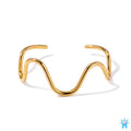 Bracelete Waves - Banho de Ouro 18k