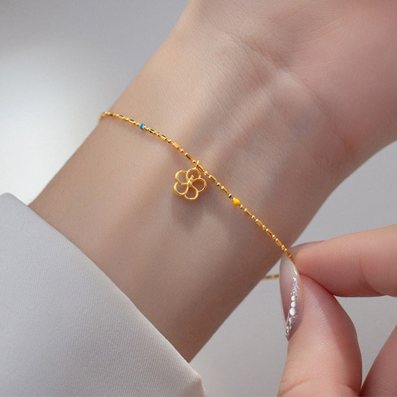 Pulseira Flower - em Prata 925 e Zircônias