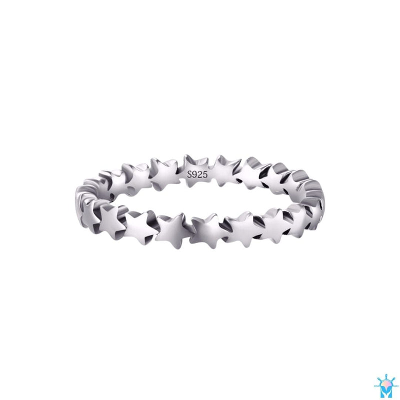 Anel Star Ring - em Prata 925