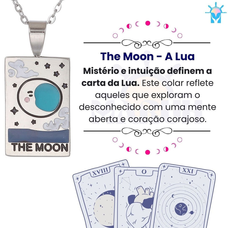 Colar Tarot Arcano III - em Aço Inoxidável