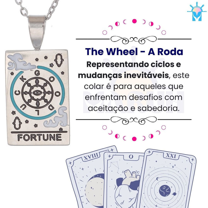 Colar Tarot Arcano III - em Aço Inoxidável