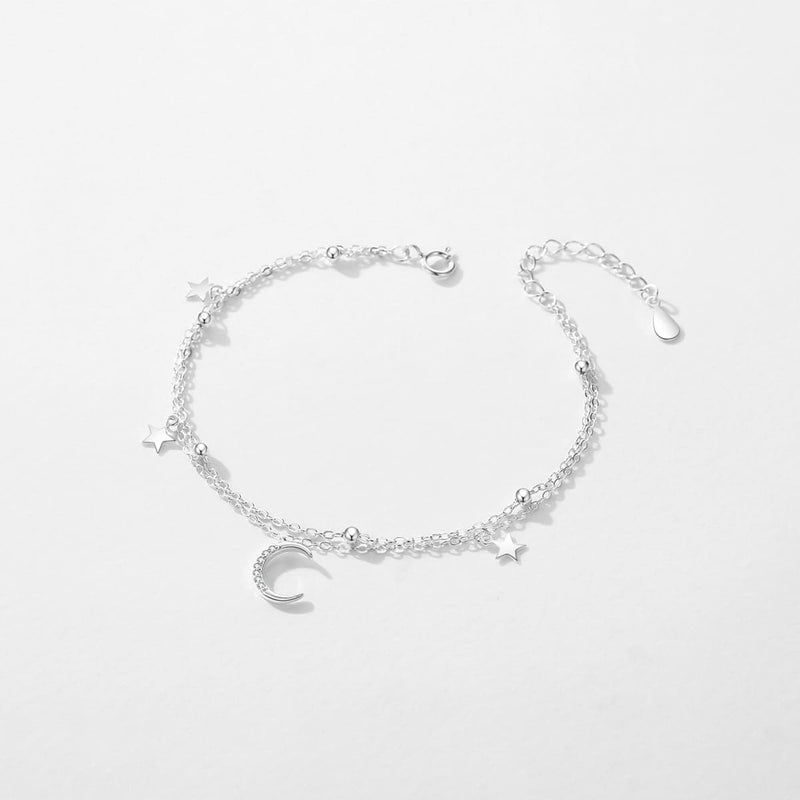 Pulseira Moon Star - em Prata 925 e Zircônias