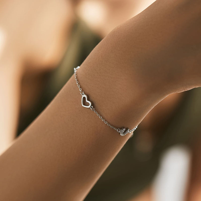 Pulseira Lucky Love - em Prata 925 e Zircônias